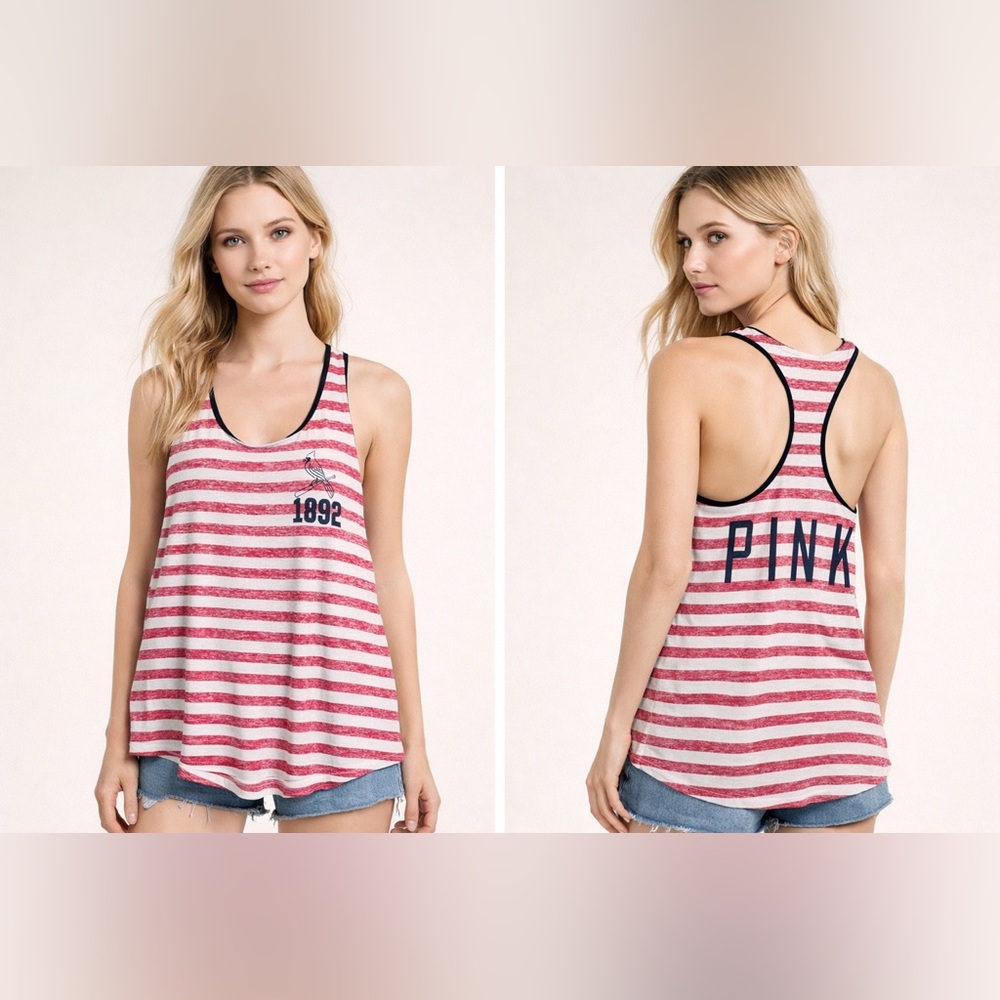 PINK Victoria’s Secret St Louis Cardinals Racerback Tank Top | Size Small